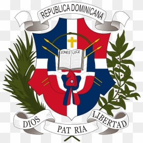 Coat Of Arms Of The Dominican Republic , Png Download - Escudo Dominicano 1860, Transparent Png - dominican republic png