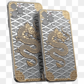 Caviar Iphone Dragon, HD Png Download - gold dragon png