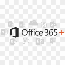 Office 365 Black And White, HD Png Download - office 365 logo png