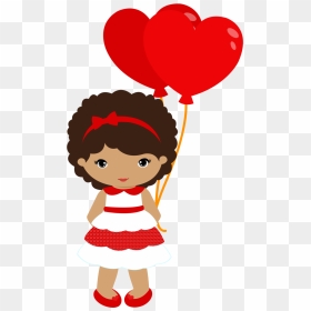 Happy Valentine"s Day Sale - Desenho Menina Cabelo Cacheado, HD Png Download - happy valentines png