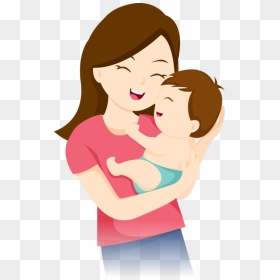 Mother And Baby Clip Art, HD Png Download - dia de las madres png