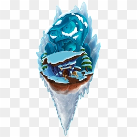 Frostbite Caves World Map Icon - Plants Vs Zombies 2 Frostbite Caves World, HD Png Download - vs icon png