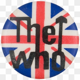The Who Union Jack Music Button Museum - Circle, HD Png Download - union jack png