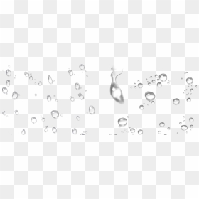 Water Drops Png Transparent, Png Download - black underline png