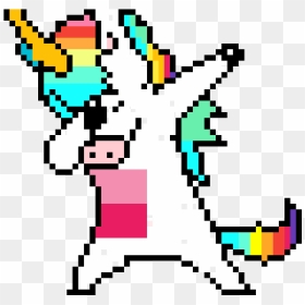 Pixel Art Unicorn Minecraft, HD Png Download - unicornios png