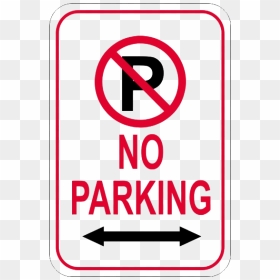 No Parking Png Image Transparent - Parking Signs, Png Download - parking png