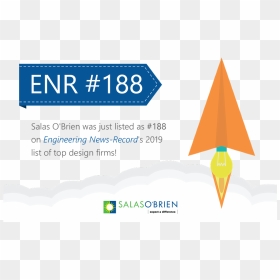 The 2019 Enr Rankings Are Out, And Salas O"brien Rocketed - Graphic Design, HD Png Download - just listed png