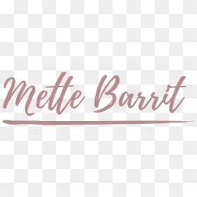 Mette Barrit - Calligraphy, HD Png Download - jaden smith png
