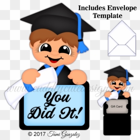 Boy Grad Gift Holder - Gift, HD Png Download - grad png