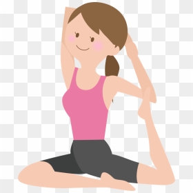 Woman Stretching - Stretching Clip Art Png, Transparent Png - stretching png