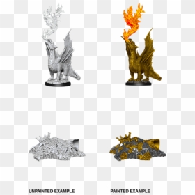 Nolzur's Marvelous Miniatures Wyrmling, HD Png Download - gold dragon png