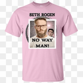 Seth Rogen No Way Man Paul Ryan T-shirt Light Pink, HD Png Download - paul ryan png