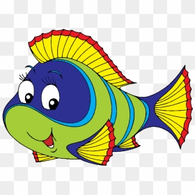 Fish Png Clipart - Colorful Fish Clip Art, Transparent Png - pez png