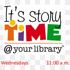Story Time Library Flyer , Png Download - Graphic Design, Transparent Png - story time png
