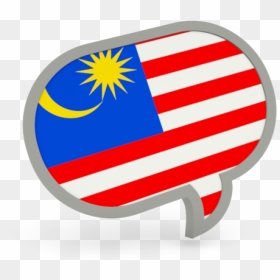 Speech Bubble Icon - Malaysia Flag, HD Png Download - speech icon png