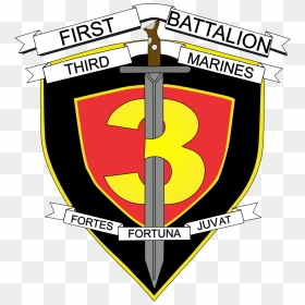 1st Battalion 3rd Marines Logo Hi Res - 1st Battalion 3rd Marines Logo, HD Png Download - marines png