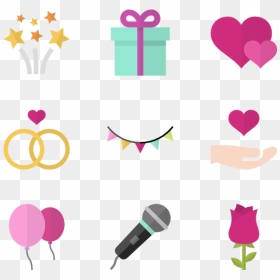 Cute Wedding Design Png, Transparent Png - wedding icon png