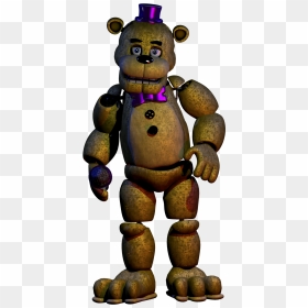 Withered Fnaf Spring Freddy, HD Png Download - fredbear png