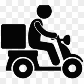 Delivery Icon Png - Delivery Boy Icon Png, Transparent Png - motorcycle icon png