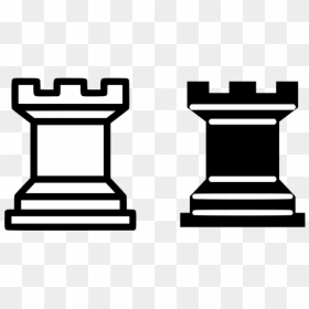 Chess Piece Rook Png Icons - Rook Chess Piece, Transparent Png - rook png