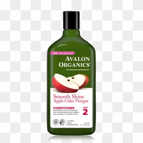 Smooth Shine Apple Cider Vinegar Conditioner - Avalon Organics Apple Cider Vinegar Shampoo, HD Png Download - apple cider png