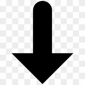 Down Arrow - 向 下 箭 嘴, HD Png Download - to be continued arrow png