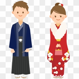 Kimono Clipart Public Domain - Shinto People Clipart, HD Png Download - age png