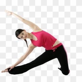 Yoga Png - 瑜珈 跪 姿 三角 式, Transparent Png - stretching png