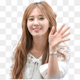Girls Generation Kwon Yuri Waving Clip Arts - Kwon Yuri, HD Png Download - waving hand png