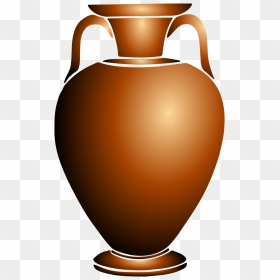 Vase Urn Ceramic Pottery - Clip Art Pottery, HD Png Download - urn png