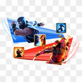 Ninja Vs Samurai Slot, HD Png Download - ninjas png