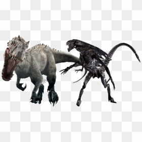 Battle Of The Massive Movie Monsters - Indominus Rex, HD Png Download - indominus rex png