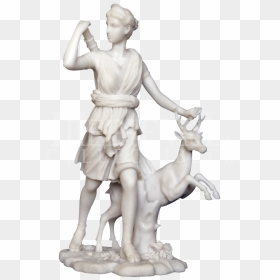 Statue Of Artemis Png - Artemis And Deer Statue, Transparent Png - artemis png