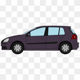 Vw Golf 5 Profile Drawing - Car Drawing Png, Transparent Png - vw png