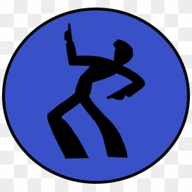 Dance Icon Svg Clip Arts - Silhouette Man Dance Png, Transparent Png - dance icon png
