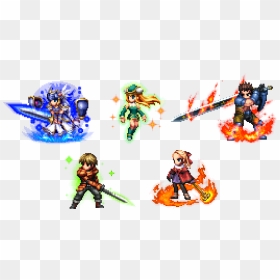 Lenneth, Freya, Arngrim, Lucian, And Jelanda, HD Png Download - lucian png