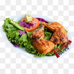 Chicken Tikka Leg Platter - Leg Quarters And Salad, HD Png Download - platter png