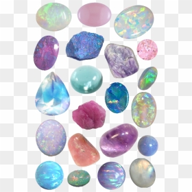Different Opal Stones, HD Png Download - gemstones png