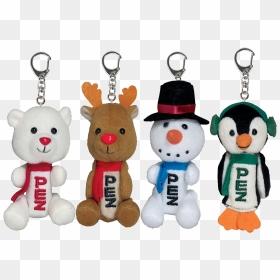 Snowmen Teddy Key Chain, HD Png Download - pez png