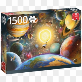 Im Weltraum Schwebendes Puzzle Mit 1500 Teilen, HD Png Download - outer space png