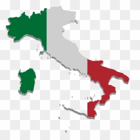2016 Concetta"s Italian Restaurant - Italy Flag And Map, HD Png Download - italy map png