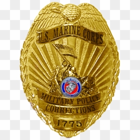 Usmc Mp Corrections Badge, HD Png Download - marines png