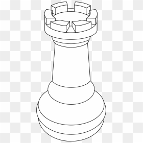 Line Art, HD Png Download - rook png