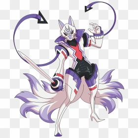 Yo-kai Watch Wiki - Yo Kai Watch Nine Tail, HD Png Download - ninetails png