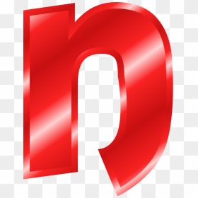 Effect Letters Alphabet Red - Letters Of The Alphabet N, HD Png Download - 3d thought bubble png