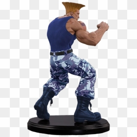 Guile Player 2 Exclusive 1/4 Scale Statue - Street Fighter Guile Blue, HD Png Download - guile png