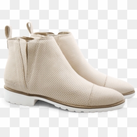 Ankle Boots Jessy 8 Elko Perfo Beige Elastic Off White - Chelsea Boot, HD Png Download - rook png