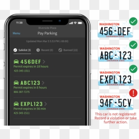 Smartphone, HD Png Download - parking png