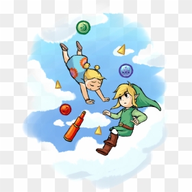 Wind Waker By Kaweii D9v7jir - Cartoon, HD Png Download - wind waker png