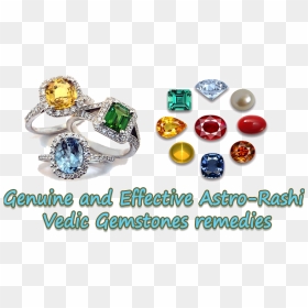 Remedies Through Vedic Gemstones , Png Download - Jyotish Stone, Transparent Png - gemstones png